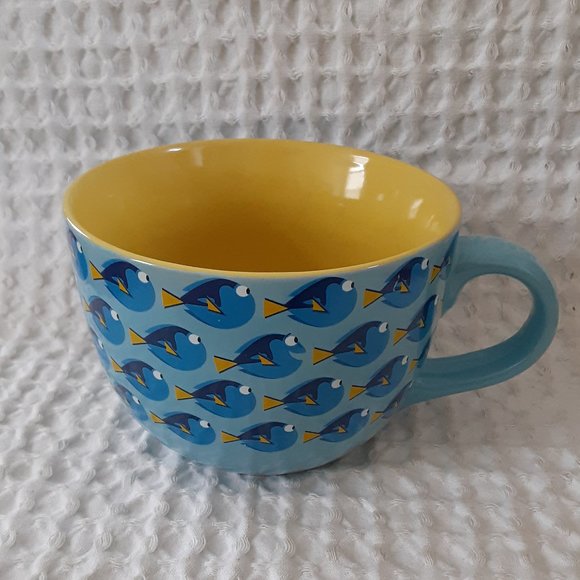 Disney Pixar FINDING DORY Blue Fish Coffee MUG Tea Soup Ice Cream 24 Ounce FUN - Picture 2 of 8